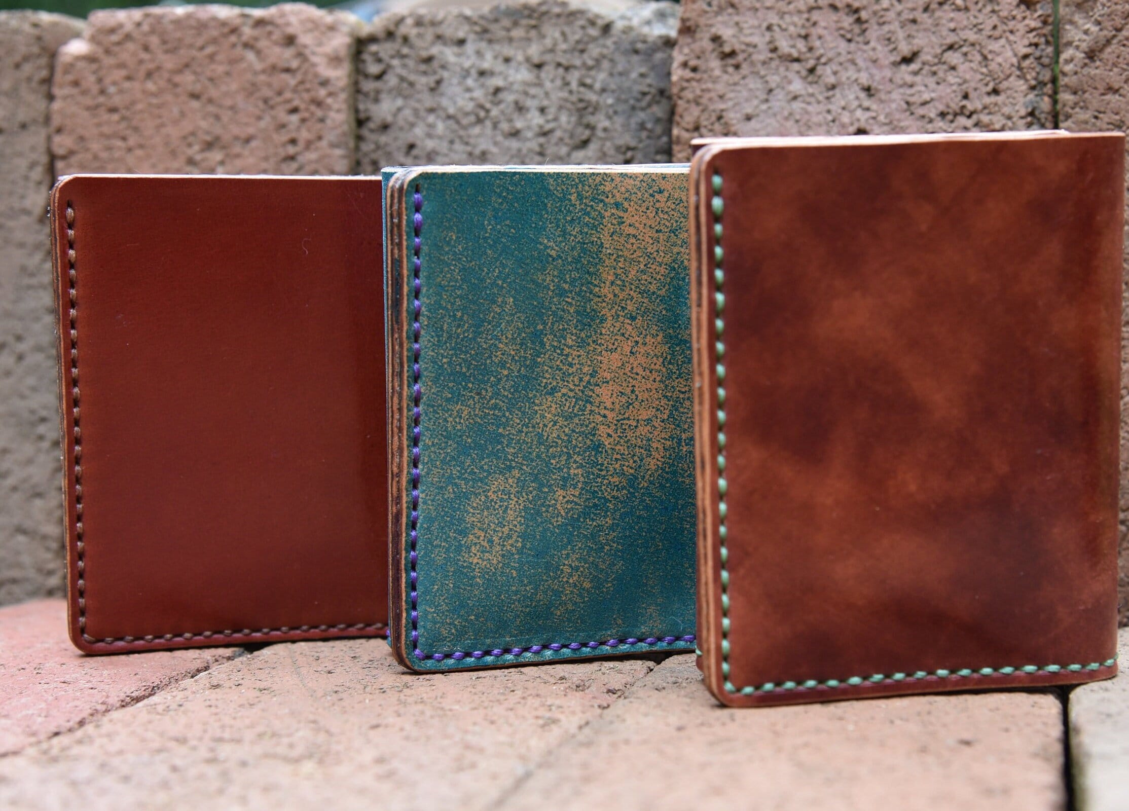 USA-Made Racado Italian Shell Cordovan Leather Tri-Fold Leather Wallet Traditional Billfold Money Cash Credit Card EDC Organizer Minimalist