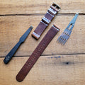 Handmade Horween Dublin Leather Watch Strap: Brown Nut, Full Grain