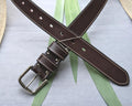 American Made Full Grain, English Bridle Leather Belt – Sedgwick & Co. Coca Brown