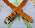 American Made Full Grain, English Bridle Leather Belt – Sedgwick & Co. London Tan
